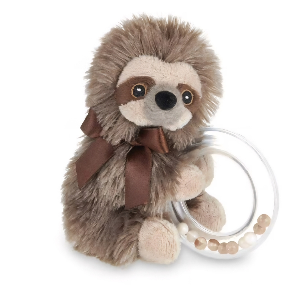 Bearington Baby Lil' Speedy Plush Sloth Shaker